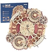 ROKR 3D Wooden Puzzles for Adults-Wooden Clock Puzzle Kit-Wood Model Kits to Build for Adults-Zod...