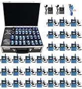 EXMAX ELGT-470 Wireless Tour Guide Audio Voice Transmission System 100 Channels Groups for Touris...