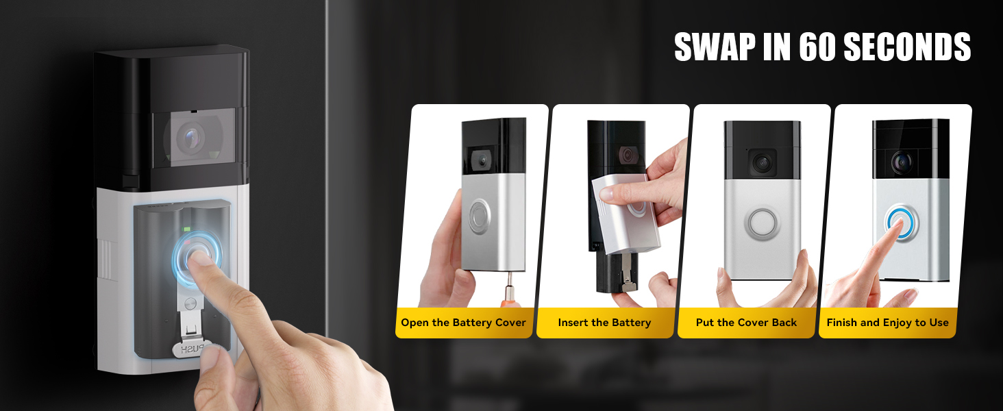 UPGRADED RING BATTERY CHARGING CASE