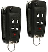 2 Key Fob fits 2010-2017 Buick Allure Encore Lacrosse Regal Verano/Chevy Camaro Cruze Equinox Imp...