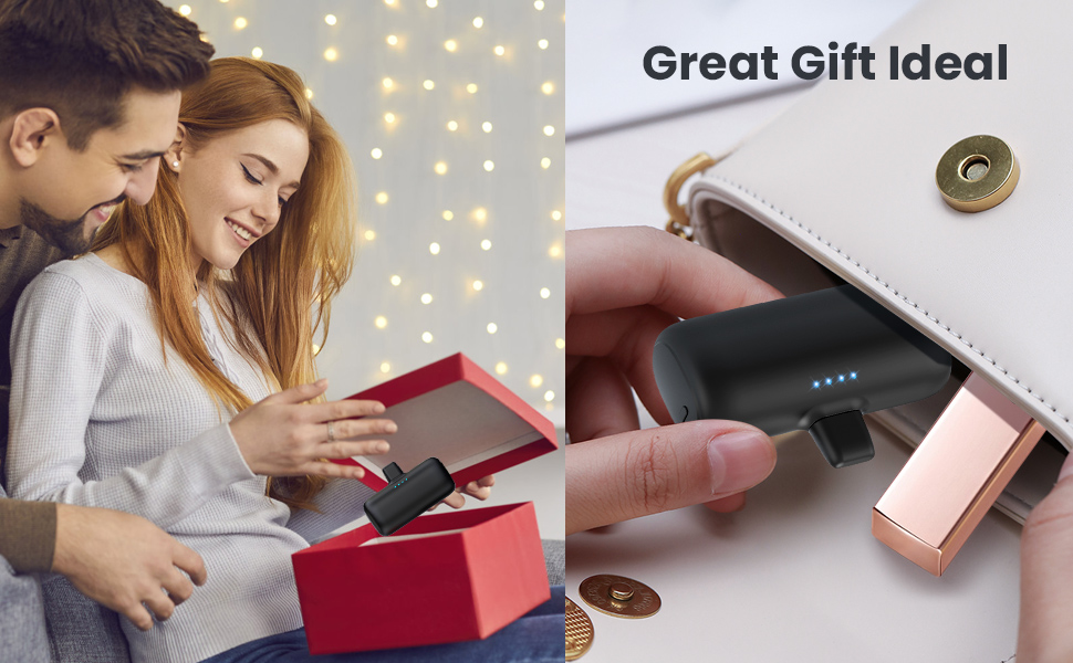 Ultra-Compact Power Bank Potable Charger Designed for iPhone Mini Portable Charger