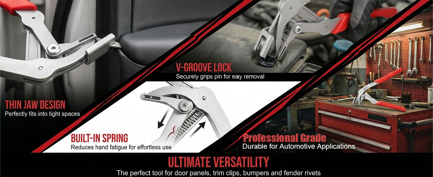 Car Clip Pliers &amp;amp; Auto Trim Removal Tool