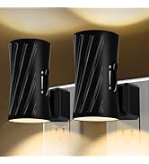 Night Lights Plug into Wall, LED Plug in Night Lights with Light Sensor, 3000K/5000K Light Switch...