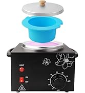 Portable Wax Warmer Machine for Painless Hair Removal, Women Men Professional Wax Heater with Adj...