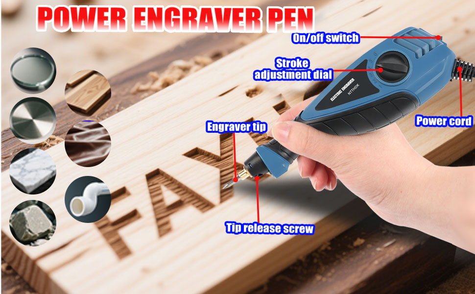 25W ENGRAVER PEN 6 SPEED