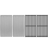 EasiBBQ Emitter Plates G460-0500-W1 and Cooking Grates G369-0030-W2 for Charbroil Performance TRU...