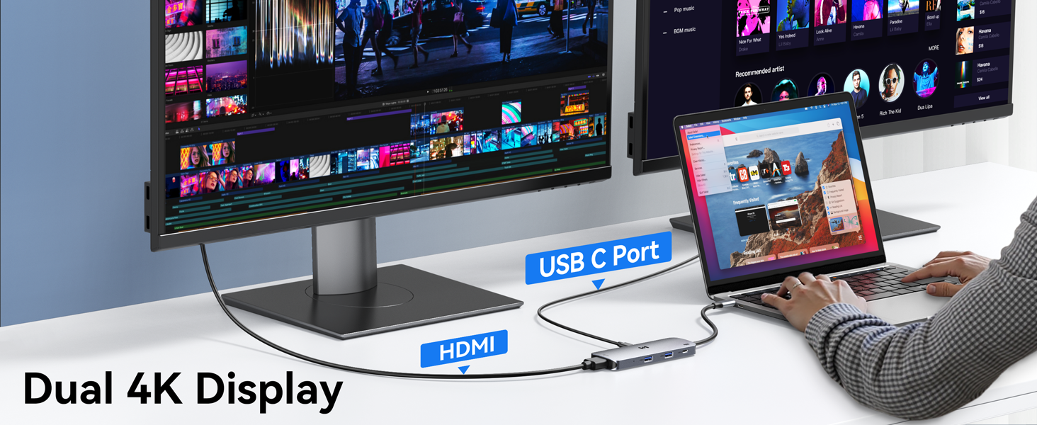 4K Dual Monitor