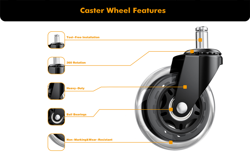 caster wheels