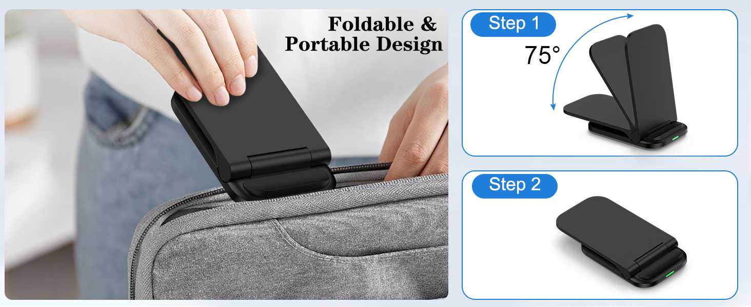 iphone 16 foldable wireless charging station