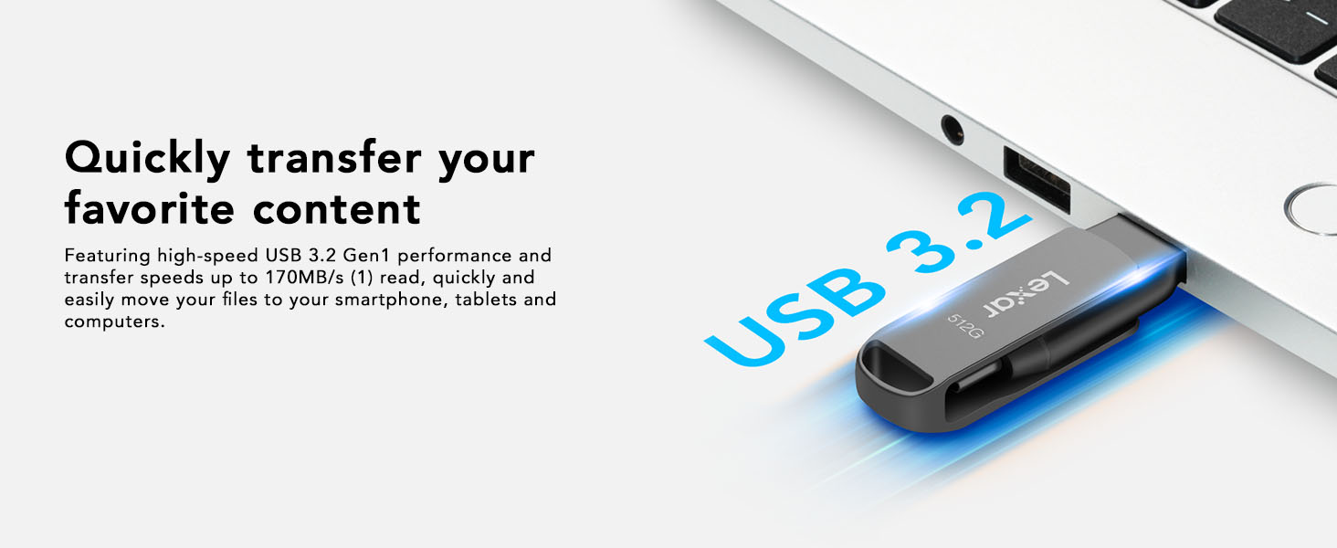 Quickly transfer your favorite content