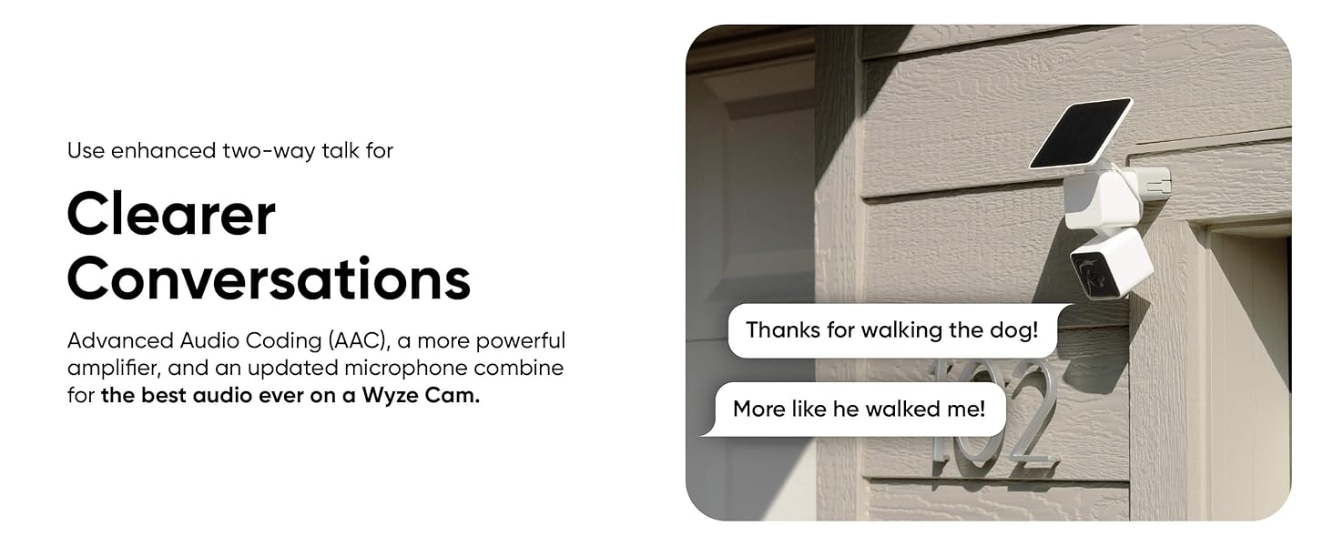 Wyze Solar Cam Pan Two Way Audio