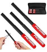 Thread Restorer File Chaser Set: 3-Piece Thread Restoring Chaser Files Metric and SAE Thread Rest...