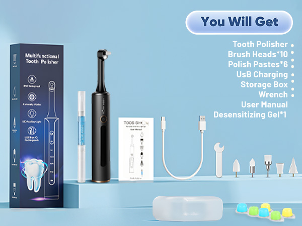 tooth polisher,plaque remover for teeth,teeth cleaning tools,teeth cleaning kit,ultrasonic cleaner