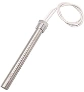 DERNORD Immersion Cartridge Heater 240V 500W Hot Rod Heating Element Replacement 1/2 Inch Thread ...
