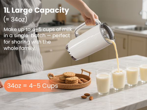 1L Large Capacity (˜ 34oz)