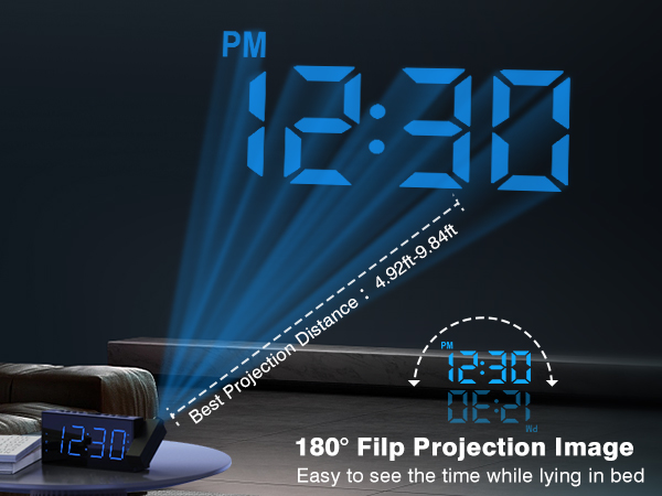 Projection Alarm Clock Radio