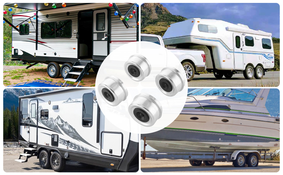 Trailer Axle Hub Dust Caps