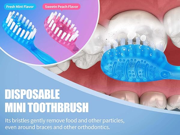 Aussumy 36 Pack Disposable Toothbrushes