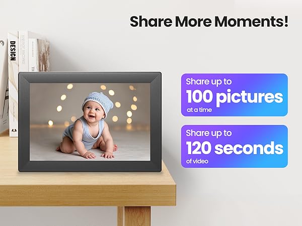 Digital picture frame wifi samrt Eletric photo frame Uhale 10.1 inch