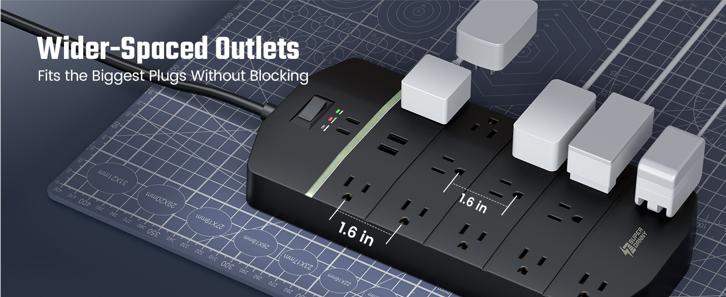 Widely-Spaced Outlets