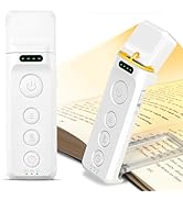 Glocusent 14 LED Sleep Aid Reading Light, Eye Caring Book Light for Reading in Bed, 3 Colors &amp; 5 ...