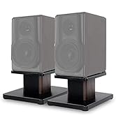 Pair-6 Inch (15CM)-Wood Speaker Stands for Home-Cinema HiFi Desktop and Satellite Speakers Monito...