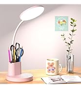 Vicsoon Desk Lamp, LED Desk Lamp for Home Office, Touch Table Lamp with 3 Color Modes 360° Adjust...