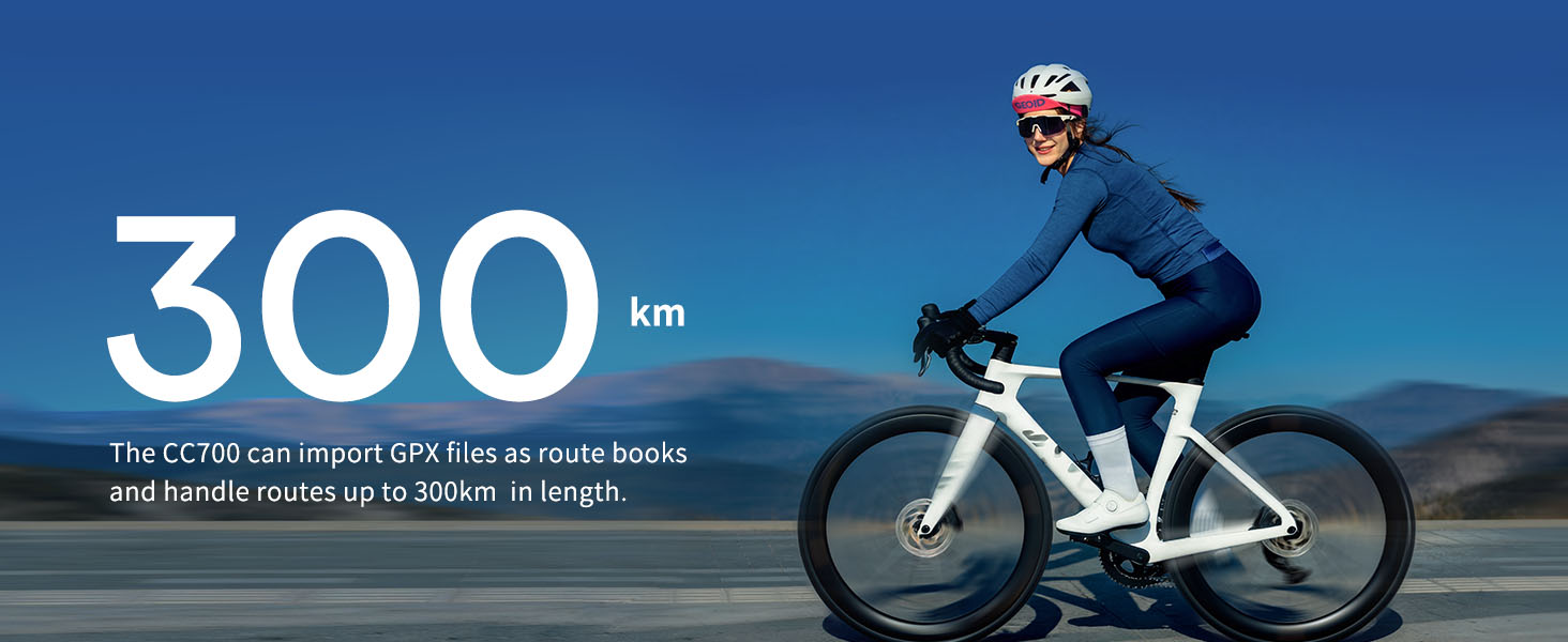 GEOID CC700 2.8‘’ Color Screen Bike/Cycling Computer Wireless - Route Navigation Re-Route Planing