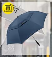 ZOMAKE Extra Large Golf Umbrella Windproof 80 Inch - Double Canopy Vented Golf Umbrellas for Rain...