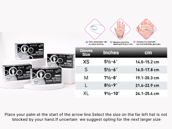 Disposable Nitrile Exam Gloves