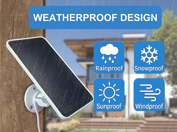 ring camera solar panel