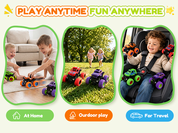 monster trucks for toddlers 2-4 years