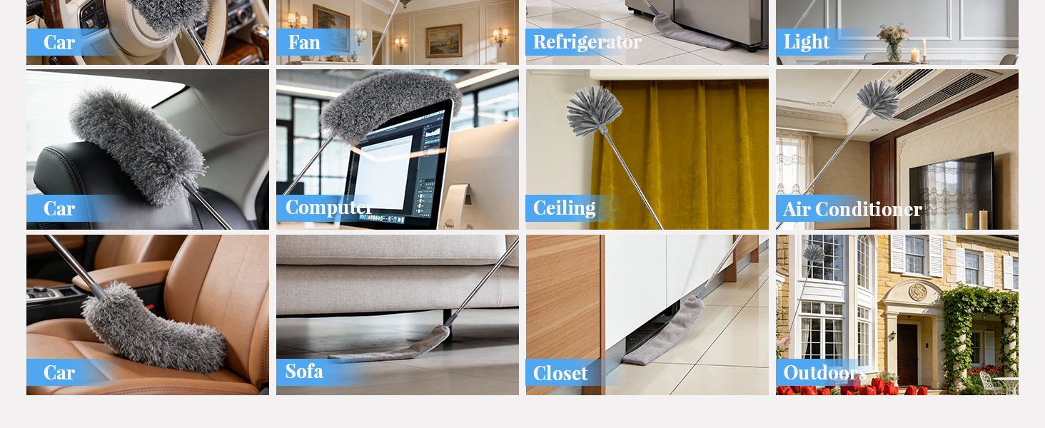extended duster for high ceilings and fans