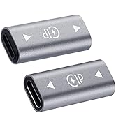 BOLS USB-C Women to Female Adapter (2PCS) for Data Synchronization and Charging, Compatible with ...