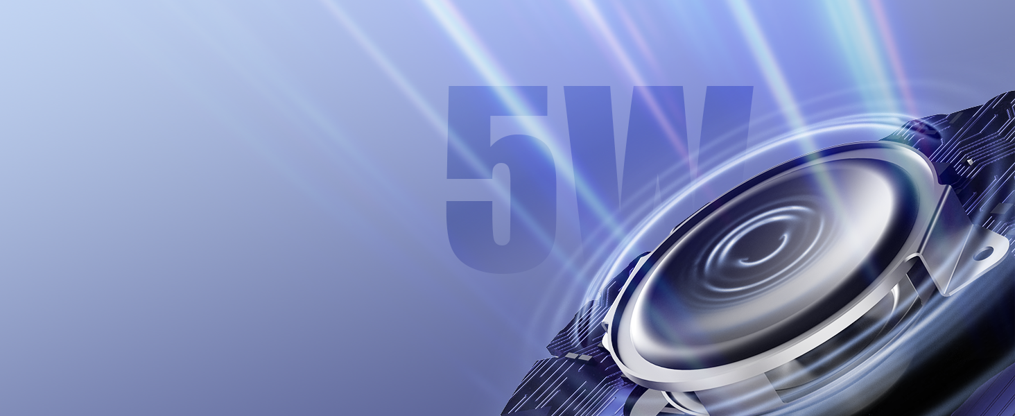 5W Hi-Fi Sound of Luna Plus bluetooth speakerphone