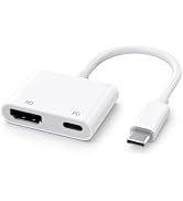 USB C to HDTV Adapter for TV, Type C to HDTV Adapter with 100W PD 4K@60Hz | Fast Charging, Digita...