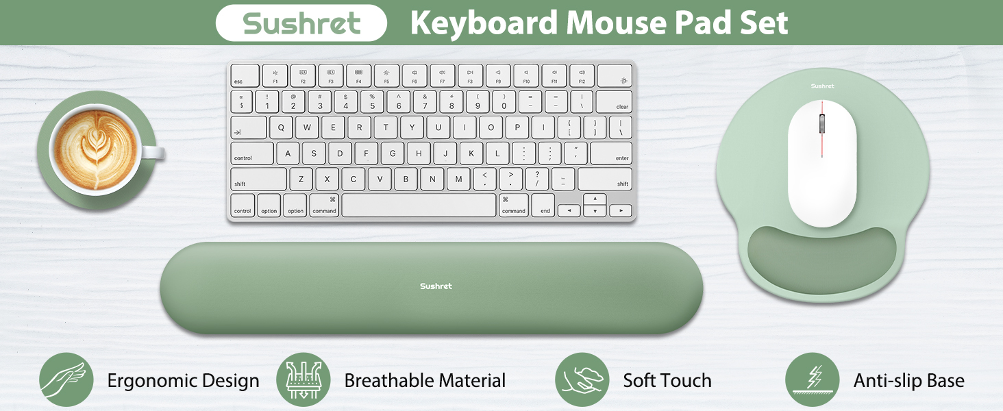 mouse pad with wrist rest