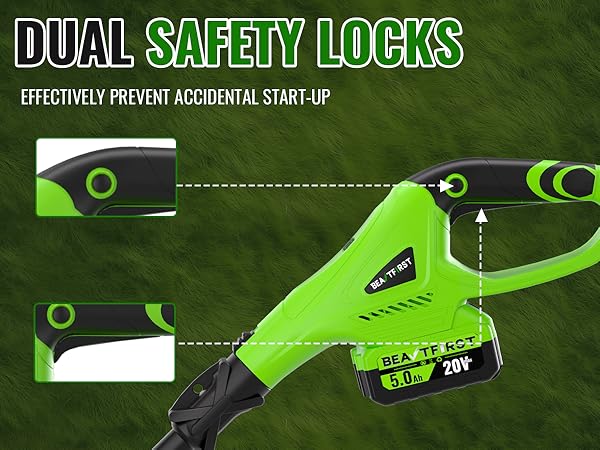 battery operated weed wacker cordless cordless string trimmer