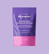 Lansinoh Sitz Bath Salts for Postpartum Care, Perineal Soak with Epsom Salt, Aloe Vera, Lavender ...