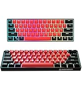 KRAKEN KEYBOARDS BRED Edition Kraken Pro 60 | Black & Red 60% HOT SWAPPABLE Mechanical Gaming Key...