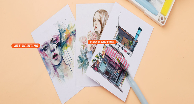 watercolor paint set