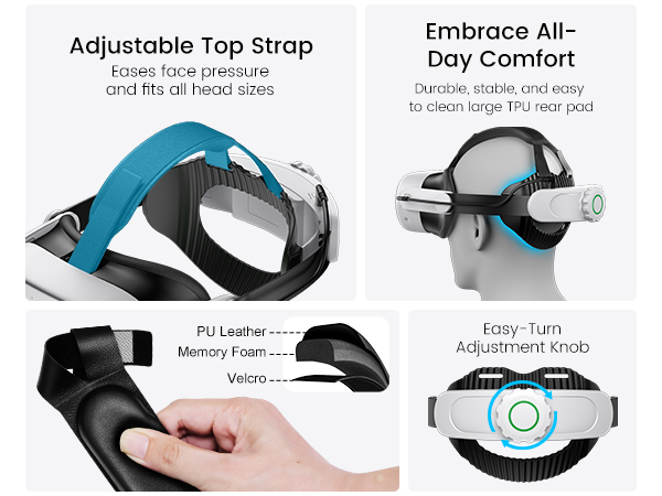 quest 3s head strap
