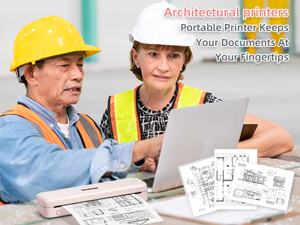 thermal inkless portable printer