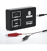 DC HOUSE 12V Lithium Battery Charger DC 12V to Type-C &amp; USB Bidirectional Charger (Alligator Clip)