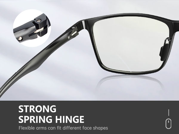 bule light glasses