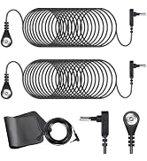 SATUY 2 Pcs 15Ft Black Grounding Cords | Universal Replacement Grounding Cables | Fit for Mats, S...