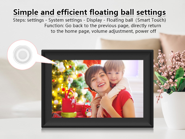 10.1inch WiFi digital photo frame