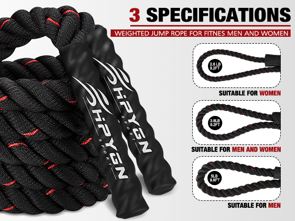 weighted jump rope for women