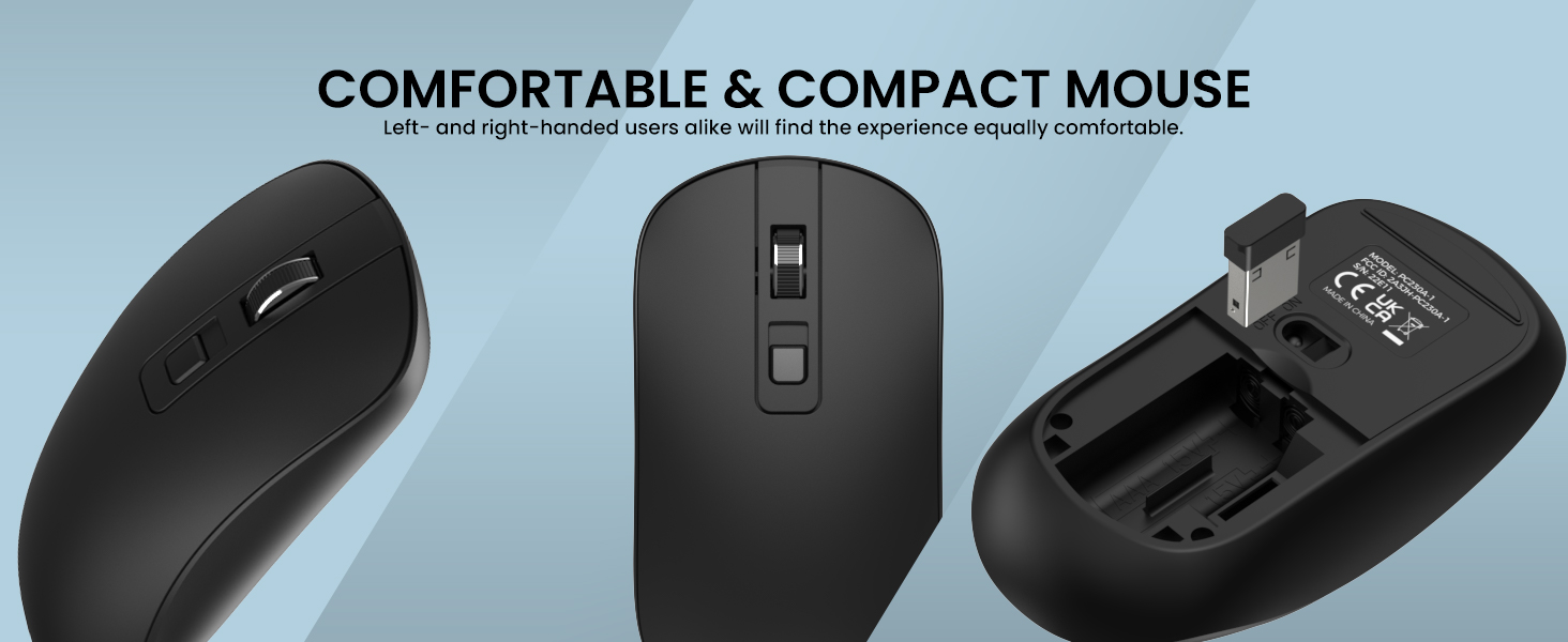 wireless mousewireless keyboard and mouse combo 2.4G Full-Sized 3 DPI Adjustable