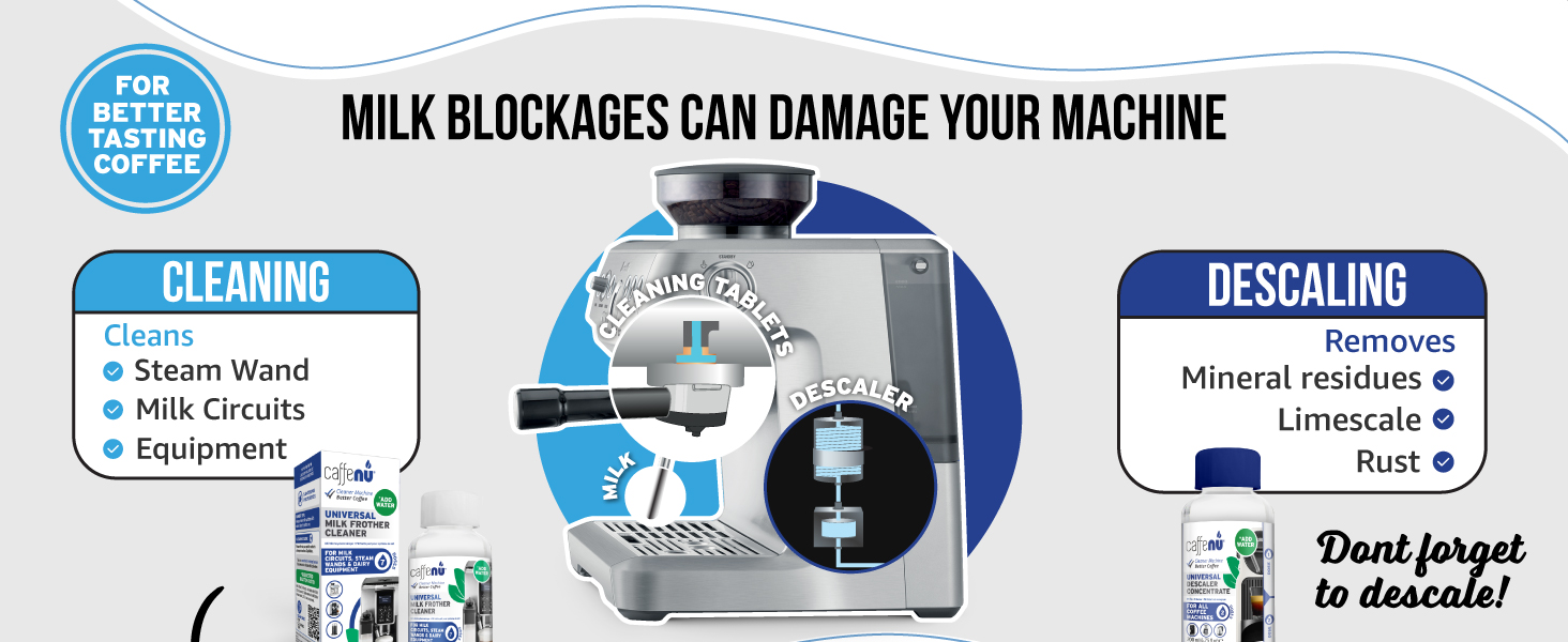 Milk Frother Cleaner Milk System Cleaner Coffee Machine